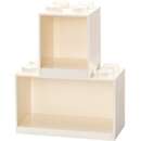 Copenhagen LEGO Brick Shelf 8+4, Set 41171735 (white, 2 shelves)