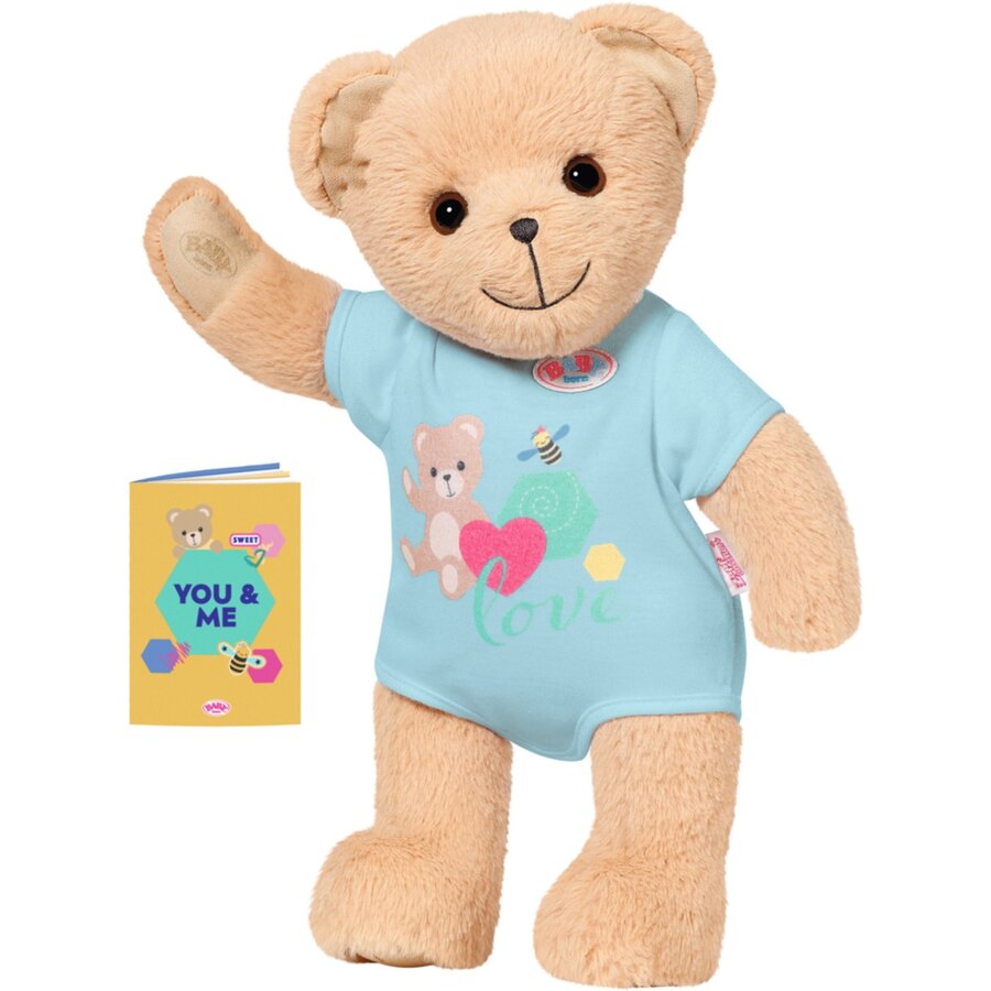 ZAPF Creation BABY born bear blue, cuddly toy (open packaging)