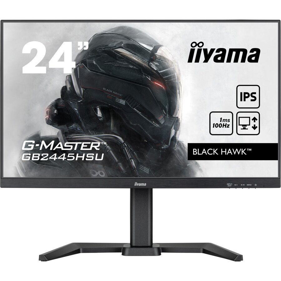 Monitor G-master Gb2445hsu-b1, Gaming Monitor - 24 -  Black (matt), Fullhd, Ips, Amd Free-sync, 100hz Panel
