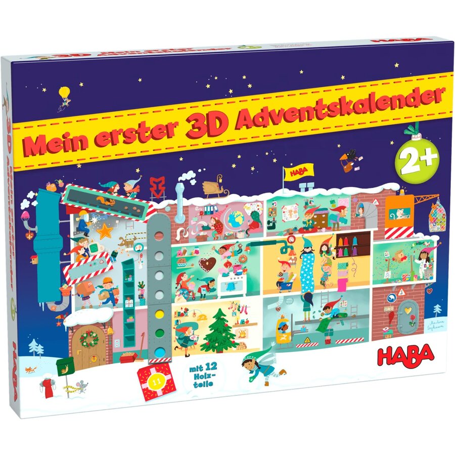 Jucarie My first 3D Advent calendar - In the Christmas factory, toy figure