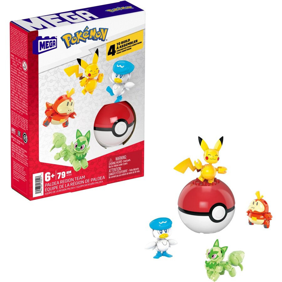 Mattel MEGA Pokémon Paldea Region Team construction toy