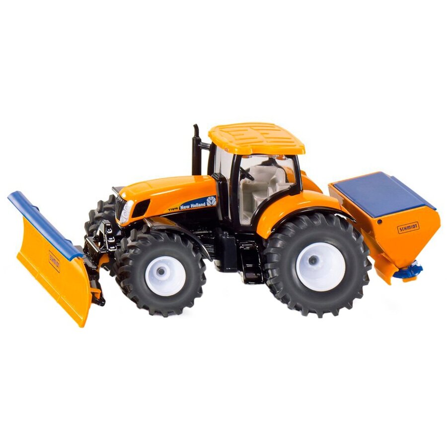 Jucarie SUPER tractor with clearing blade and spreader, model vehicle