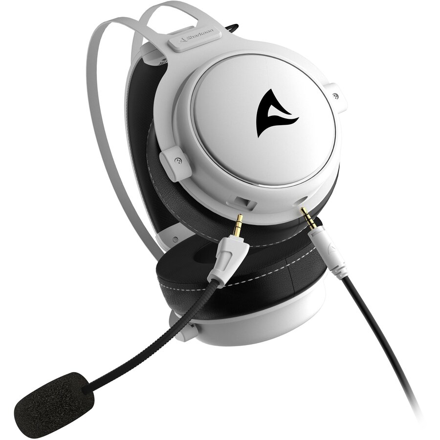 Căști Sharkoon Skiller SGH50 Gaming Alb — imaginea 3
