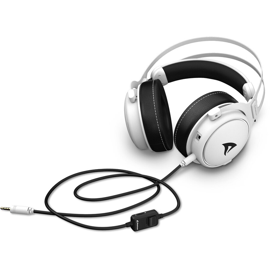 Căști Sharkoon Skiller SGH50 Gaming Alb — imaginea 5