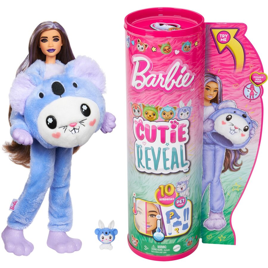 Mattel Cutie Reveal Costume Cuties Series - Bunny In Koala, Doll