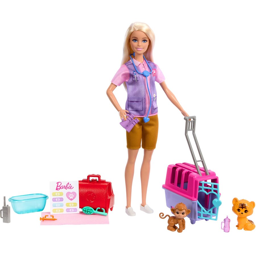 Mattel Careers Animal Rescue & Recover Playset Doll