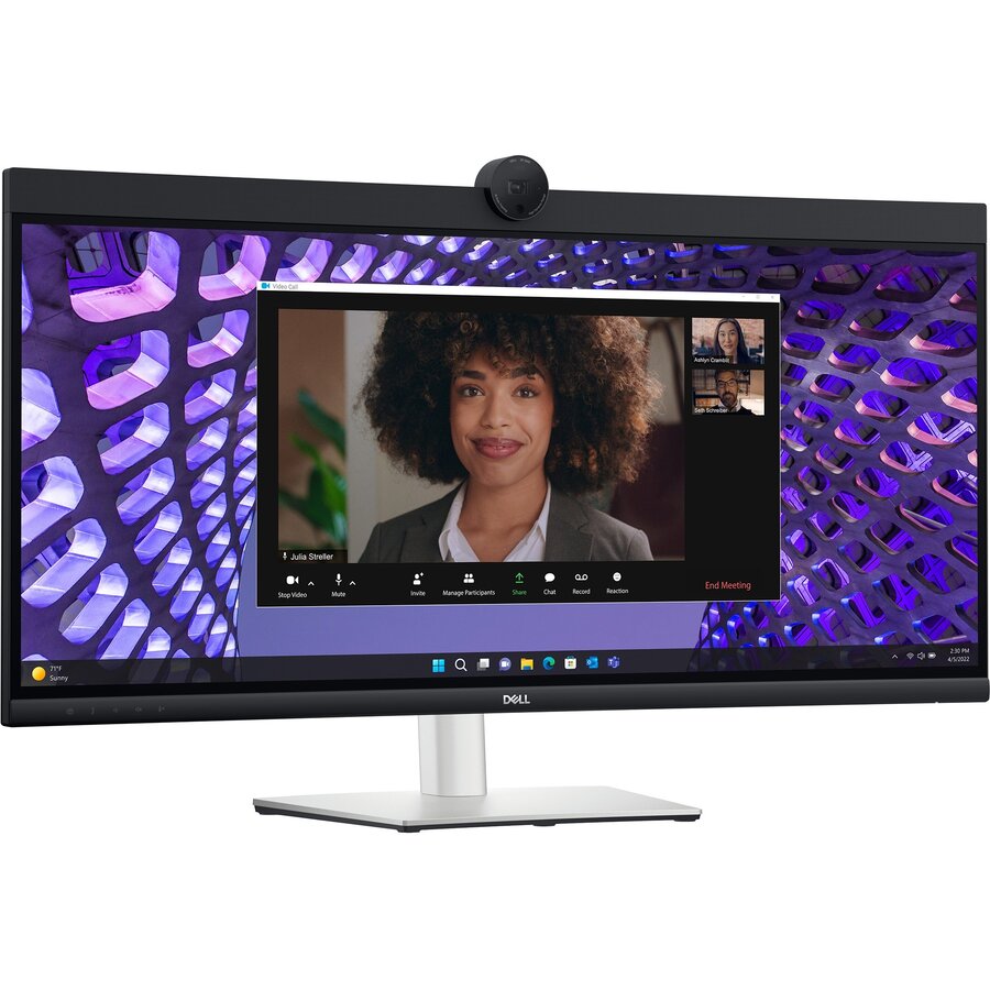 Monitor P3424WEB, LED monitor - 34 - black/silver, WQHD, IPS, QHD webcam