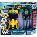 Transformers EarthSpark Cyber-Combiner Bumblebee and Mo Malto toy figure