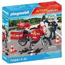 Action Heroes 71466 Fire Brigade Motorcycle at The Scene of An Accident