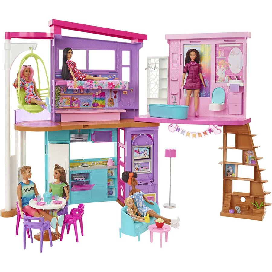 Mattel Malibu house, play building