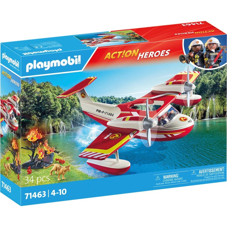 Set de Constructie 71463 Hidroavionul Stingere Incendii 34 Piese Varsta 3 Ani+ Rosu/Alb