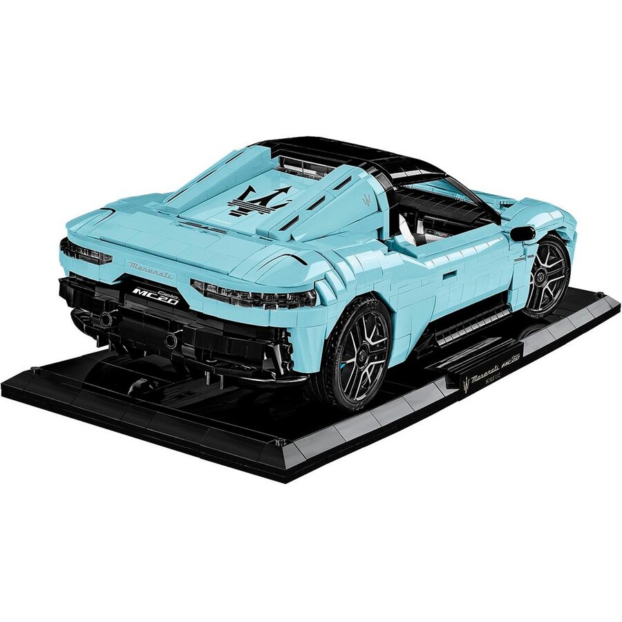 Set Construcție Cobi Maserati MC20 Cielo Executive Edition 10 Ani+ Albastru — imaginea 2
