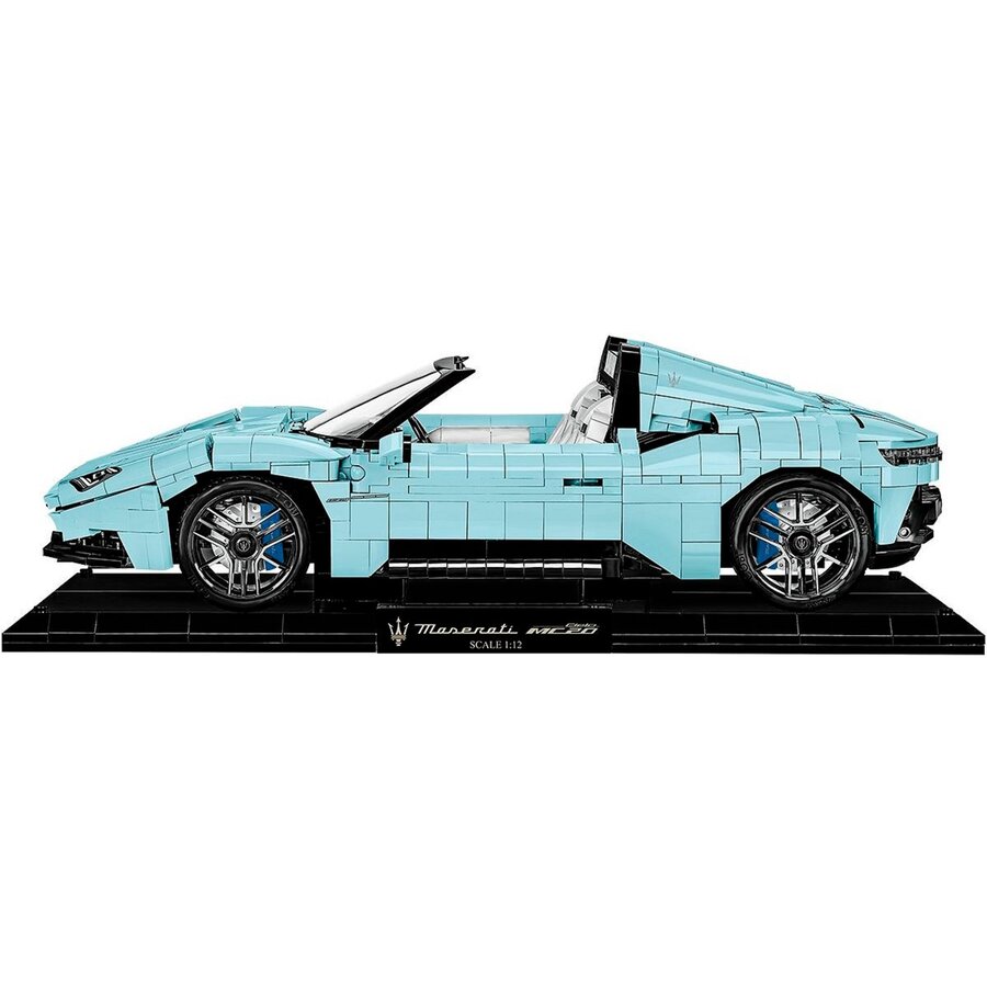 Set Construcție Cobi Maserati MC20 Cielo Executive Edition 10 Ani+ Albastru — imaginea 3
