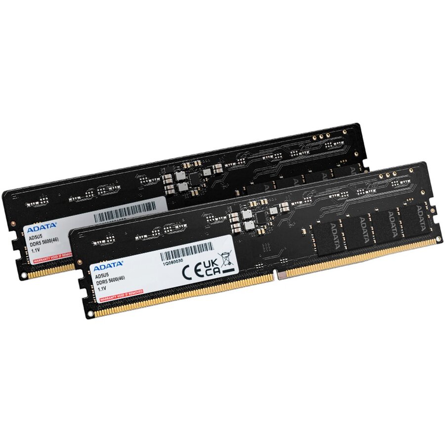 Memorie AD5U56008G-DT DDR5 16GB 5600 CL 46 (2x 8 GB) Dual Kit RAM Negru