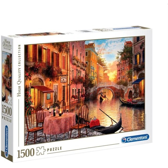 Jucarie High Quality Collection Landscape - Venice, Puzzle (1500 Pieces)