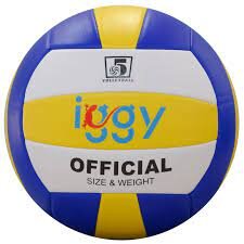 Minge Volei Iggy Material PVC + Cusătură Dimensiune 5 Greutate 240 Grame IGVB-BASIC