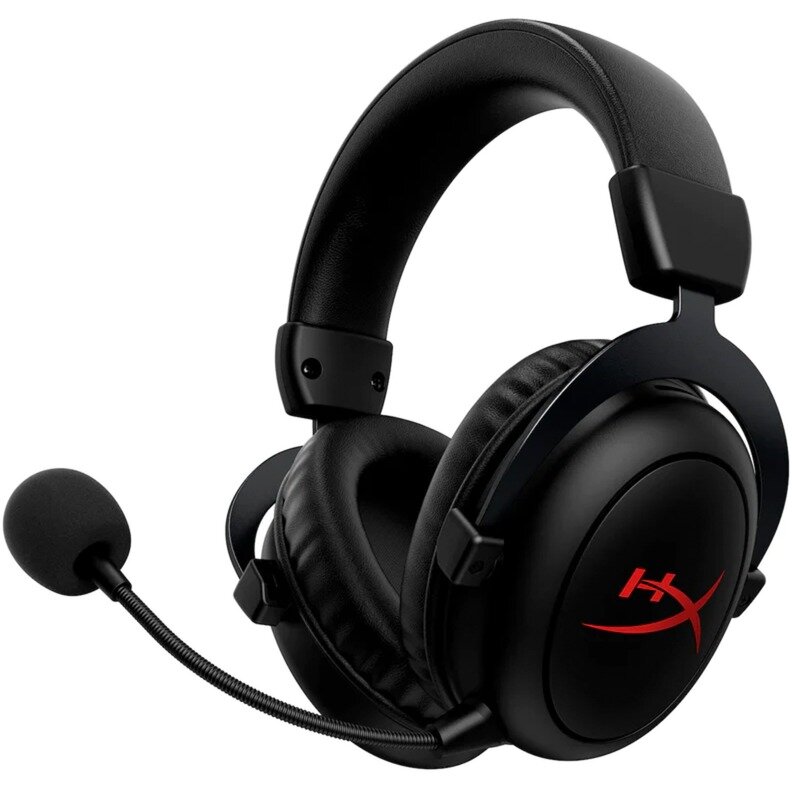 Casti Cloud II Core Wireless, gaming headset (black/red)