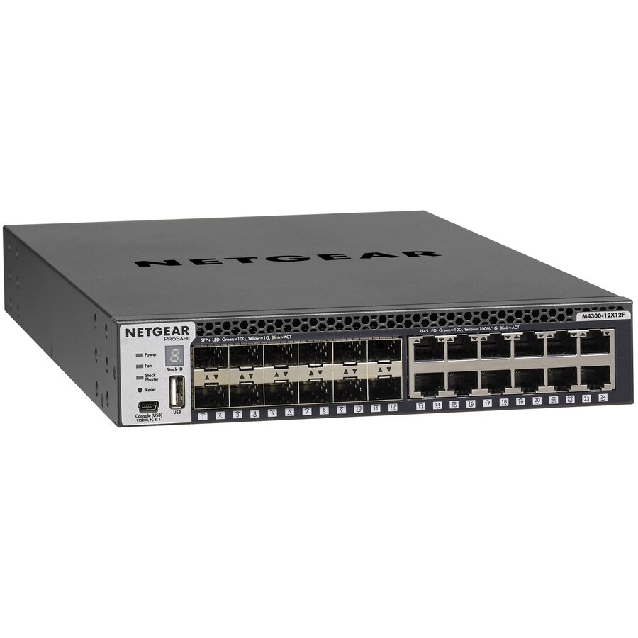 Switch M4300-12X12F Managed L2/L3 10G Ethernet (100/1000/10000) 1U Black