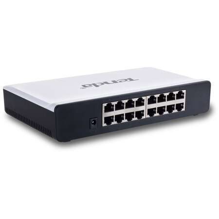 Switch Tenda S16 Unmanaged Fast Ethernet (10/100) Black, White