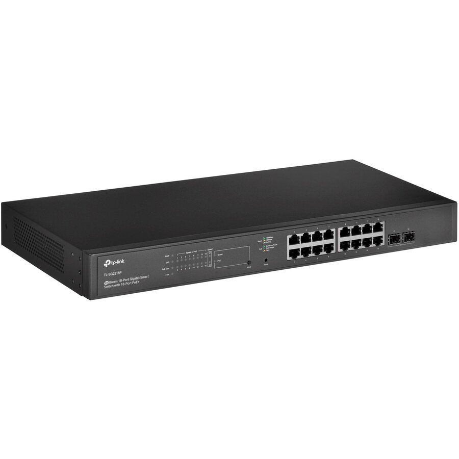 Switch JetStream 18-Port Gigabit Smart 16-Port PoE+