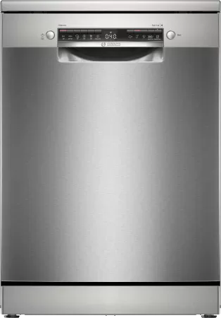 Masina de Spalat Vase Bosch SMS4HVI02E Independenta 60cm 14xSeturi 6xPrograme Anti-Amprenta Inox Silver