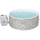 LAY-Z-SPA Vancouver AirJet Plus whirlpool, with app control, swimming pool (light grey, 155cm x 60cm)