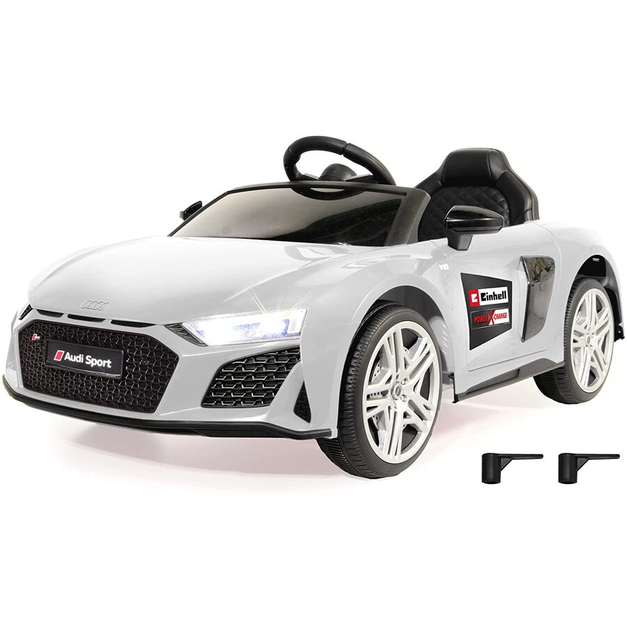 Jucarie Ride-on Audi R8 Spyder, childrens vehicle (white, 18V, Einhell Power XChange)