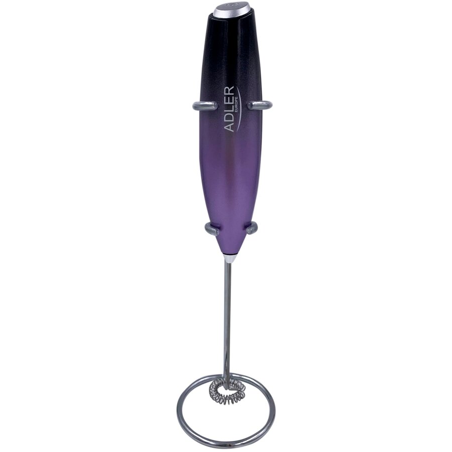 Mixer Spumator De Lapte Stand Otel 2xAA Negru/Violet