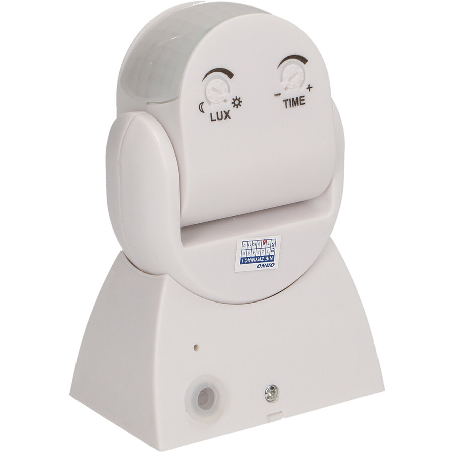 Senzor Crepuscular Și De Mișcare Orno OR-CR-236/W Reglabil Vertical Și Orizontal 180 IP65 Alb — imaginea 5