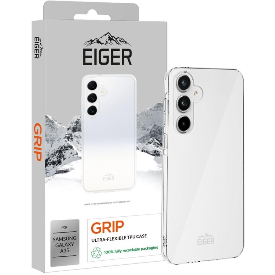 Husa Eiger Grip pentru Samsung Galaxy A35 Clear