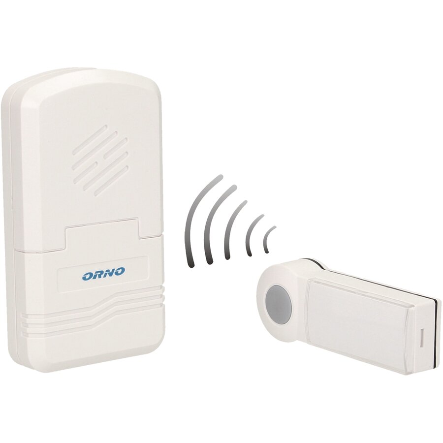 Sonerie Wireless Disco Dc Conectare Automata IP44 1 Ton 60-80dB 70m Alb