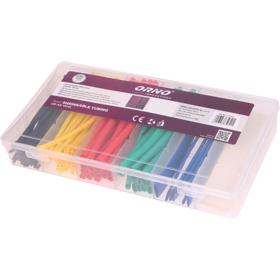 Set Tuburi Termocontractabile Orno OR-AE-13141 100Buc Plastic Multicolor