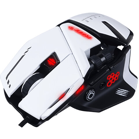 Mouse R.A.T. 6+ 12000DPI Alb