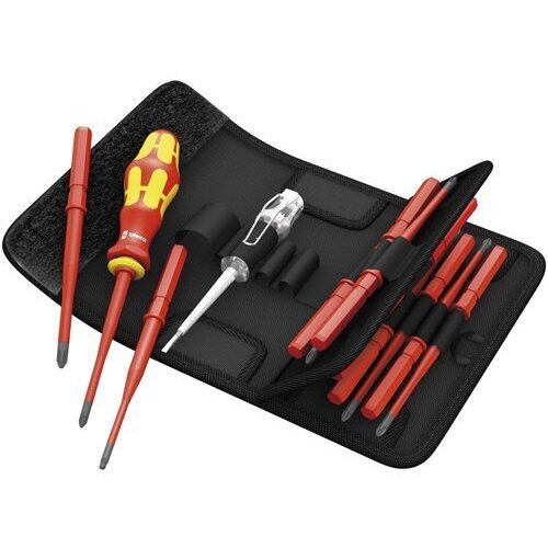 Kraftform Compact VDE bit holder-screwdriver set, 16-piece. - 05003484001