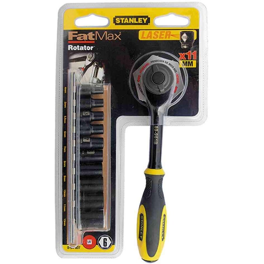 reversible ratchet FatMax Rotator 1/4 - tool set
