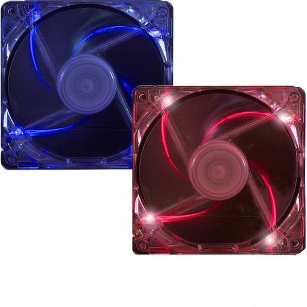 Ventilator Performance C LED red 120x120x25 - Red LED
