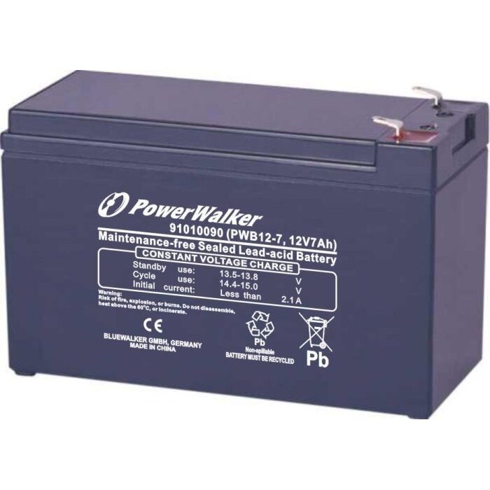 PowerW. PWB12-7 VRLA lead gel battery