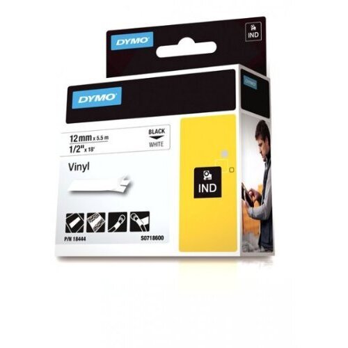 DYMO 12mm RHINO Coloured vinyl label-making tape D1 - imagine 2