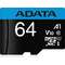 Card ADATA microSD 64GB Premier UHS-I Cl10 - + Adapter