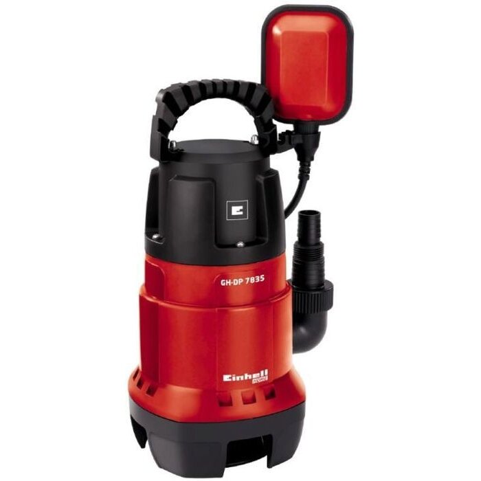 Dirt water pump GC-DP 7835, immersion / pressure pump (red / black, 780 watts)