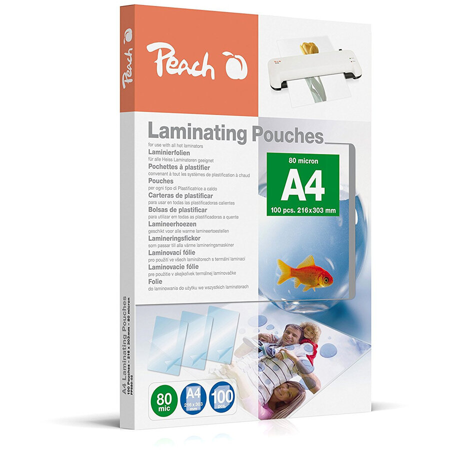 Consumabil laminating foil 80mic DINA4 100 pcs.