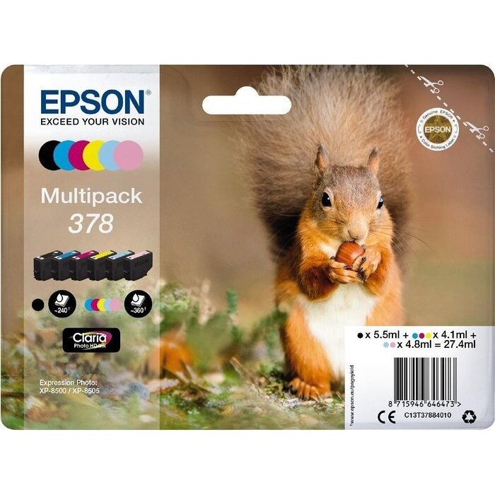 Set Epson Multicolor C13T37884010