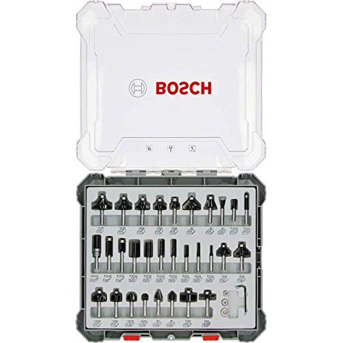 Bosch cutter set 30 pcs Mixed 8mm shank - 2607017475