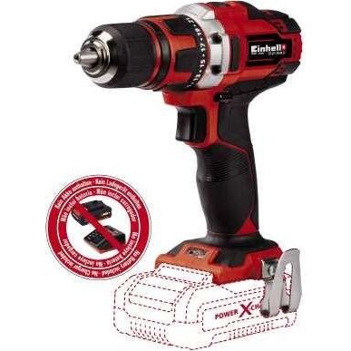 Ma Cordless Drill TE-CD 18/40 Li Solo (red / black without battery and charger)