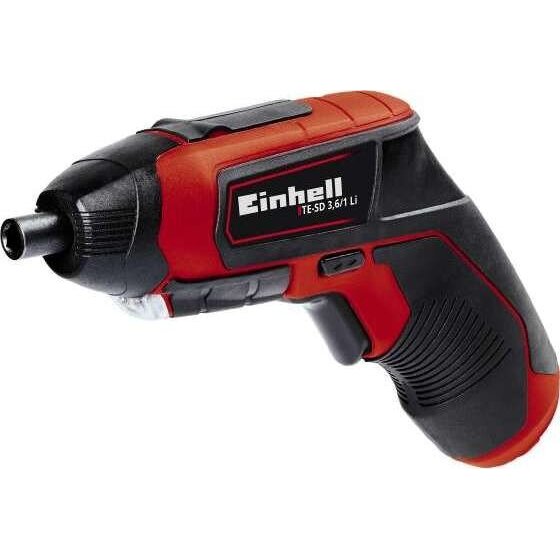 electric screwdriver TE SD 3.6 / 1 Li, 3,6Volt (red / black, Li-ion battery pack 1.5Ah)