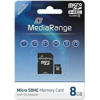 Card de Memorie 8GB Clasa 10 + Adaptor SD