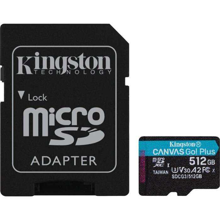 Card de Memorie 512GB Clasa 10 + Adaptor SD