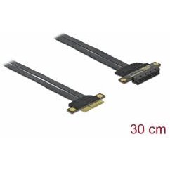 Riser Card PCIe x4> x4 with flexible cable 30cm
