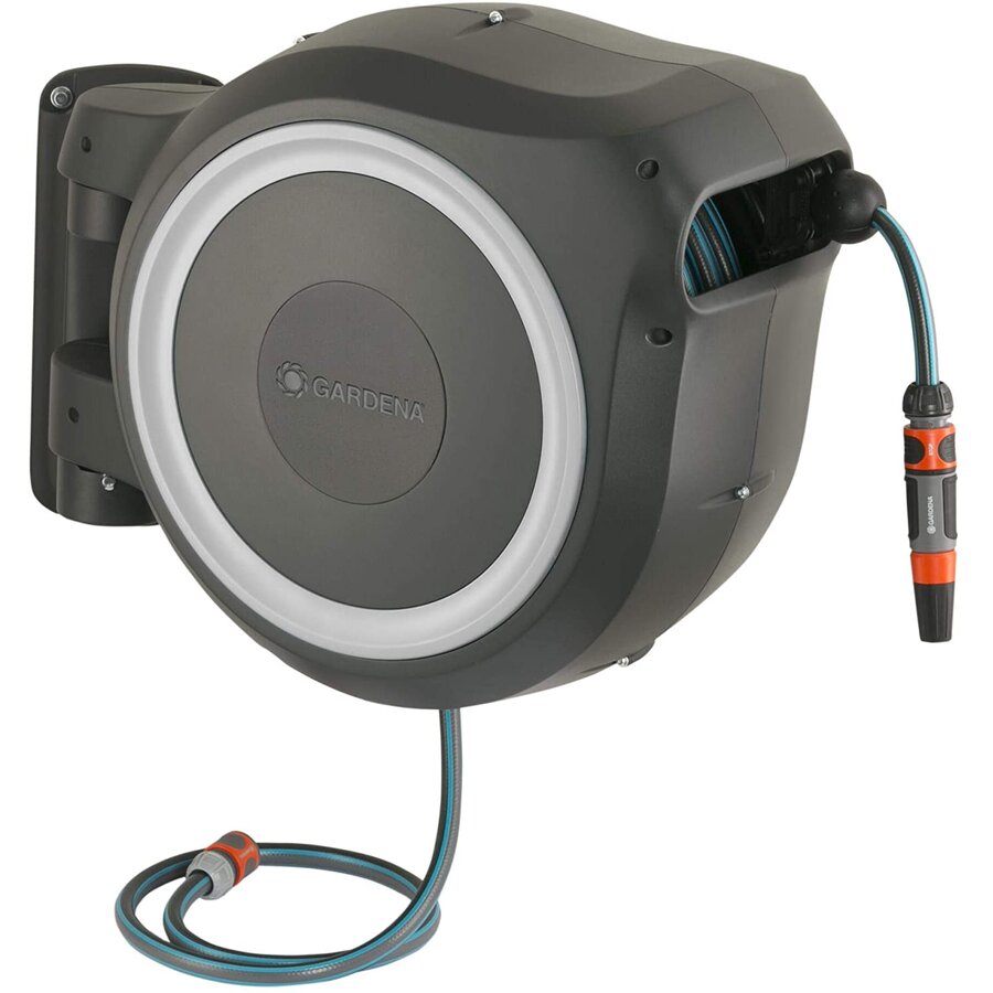 Furtun Gradina cu Montare pe Perete RollUp XL (white) 35 m - imagine 2