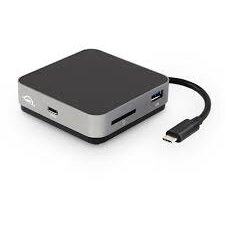 Hub USB USB-C Travel Dock E grey / black - 6 ports, 100W